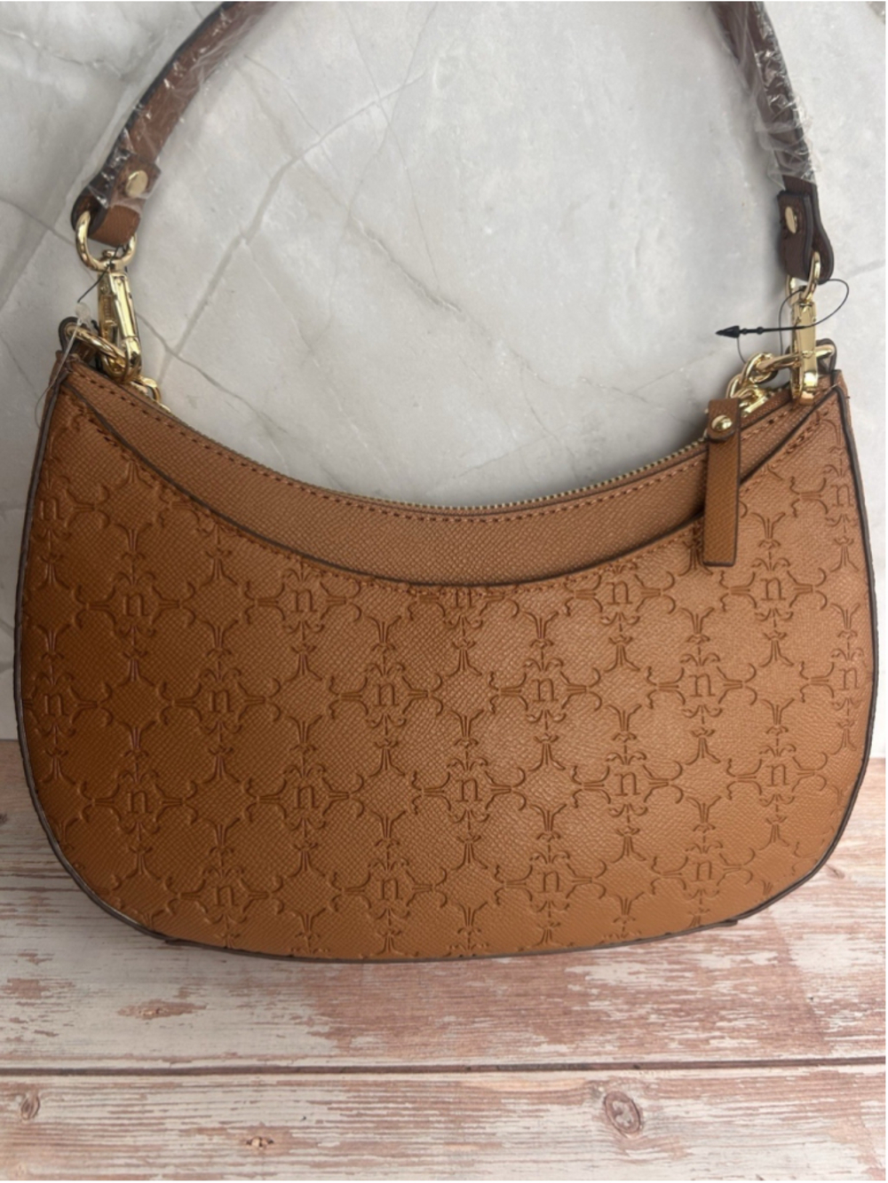 Nanette Lepore Natasha Cresent Baguette Shoulder Bag - Picture 2 of 4